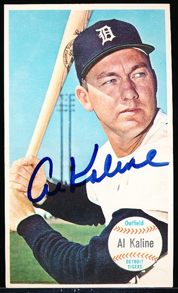 Autographed 1964 Topps Giants Bsbl. #12 Al Kaline, Tigers- JSA Certified