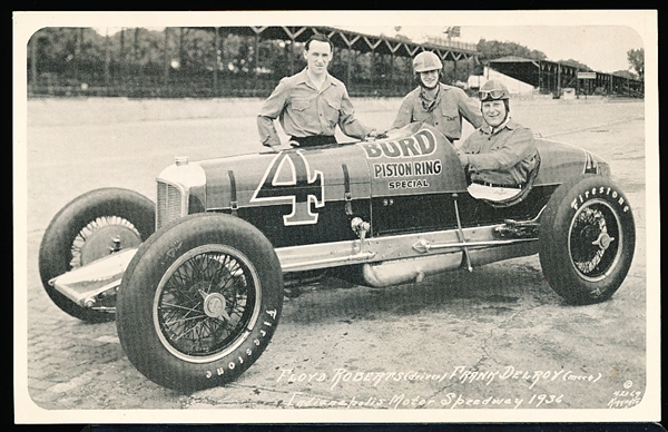 1936 Floyd Roberts Indianapolis 500 Photo Postcard