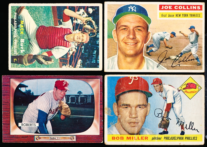 Four Different Baseball Cards