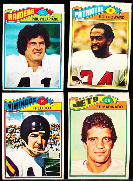 1977 Topps Mexican Fb- 9 Cards