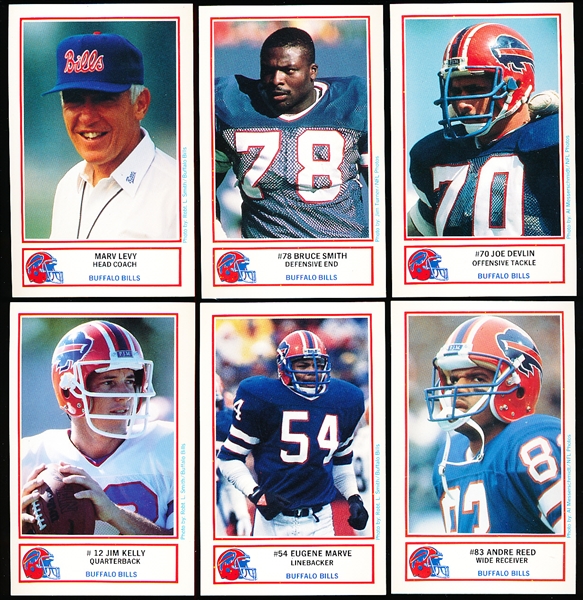 1987 Buffalo Bills Police Set of 8 Cards