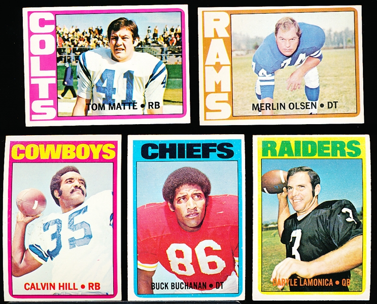 1972 Topps Football- 65 Asst