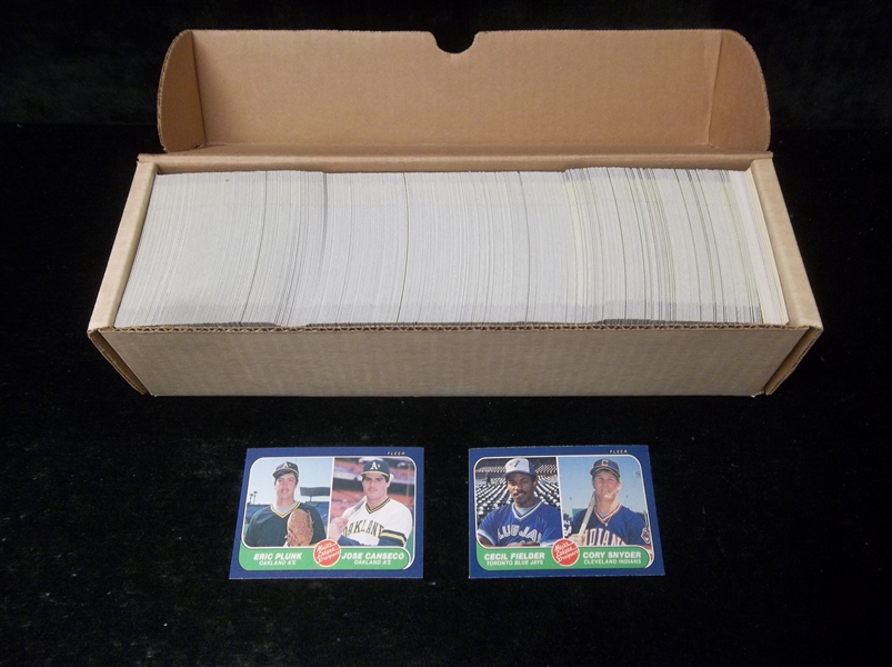 1986 Fleer Baseball- 1 Complete Set of 660 Cards