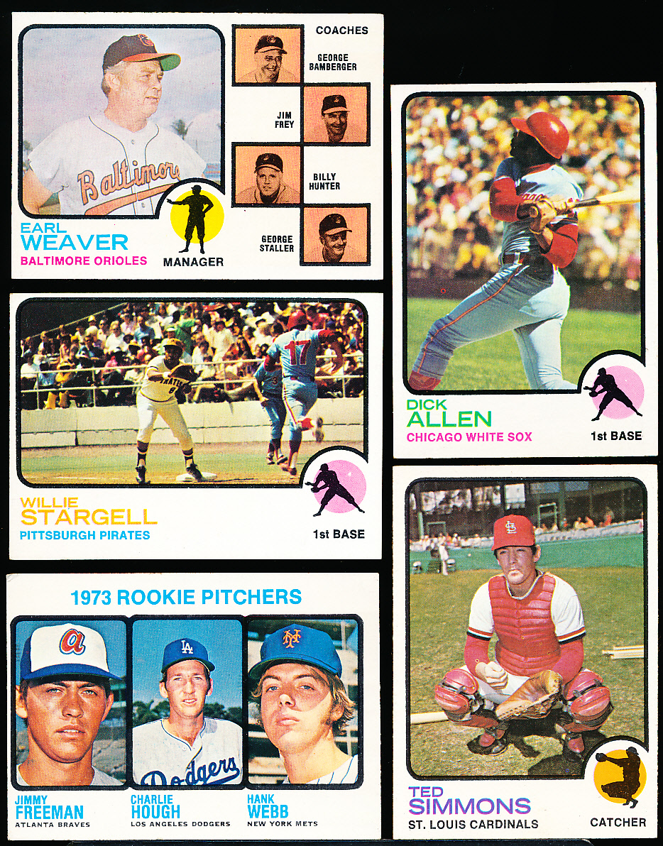 Lot Detail - 1973 Topps Bb- 80 Asst