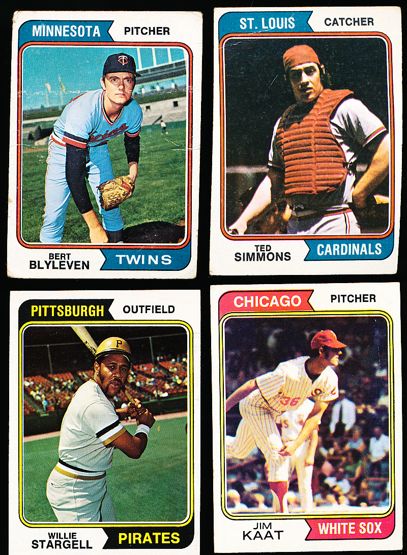 Lot Detail - 1974 Topps Baseball- 130 Assorted