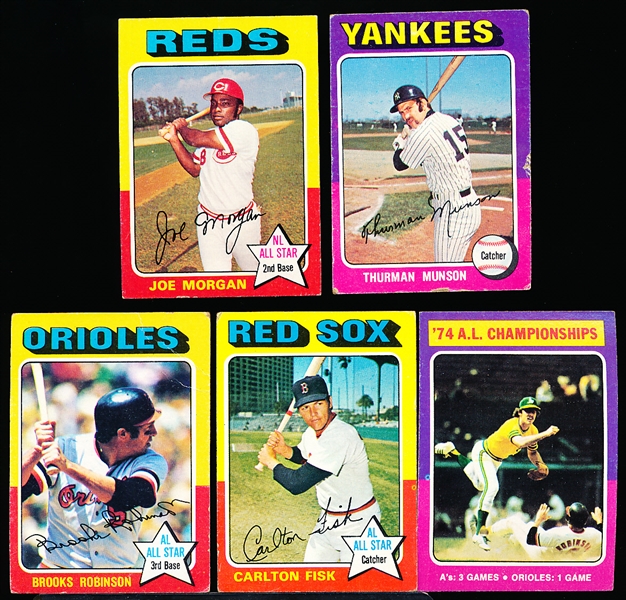 1975 Topps Baseball- 85 Asst