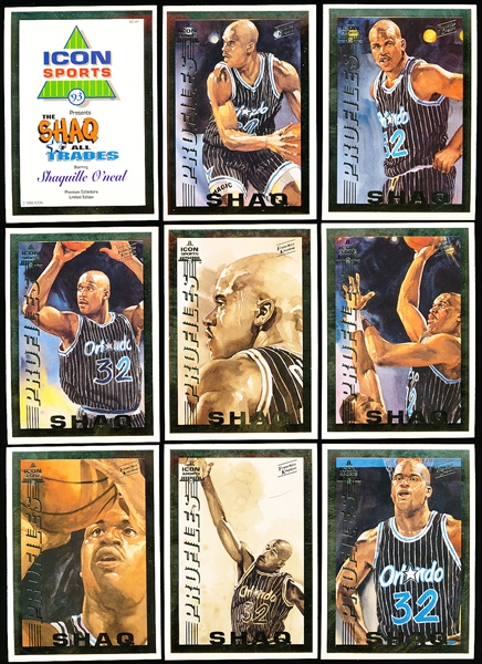 1993 ICON Sports “The Shaq of All Trades” Shaquille O’Neal Complete Set of 14- #18660/50,000