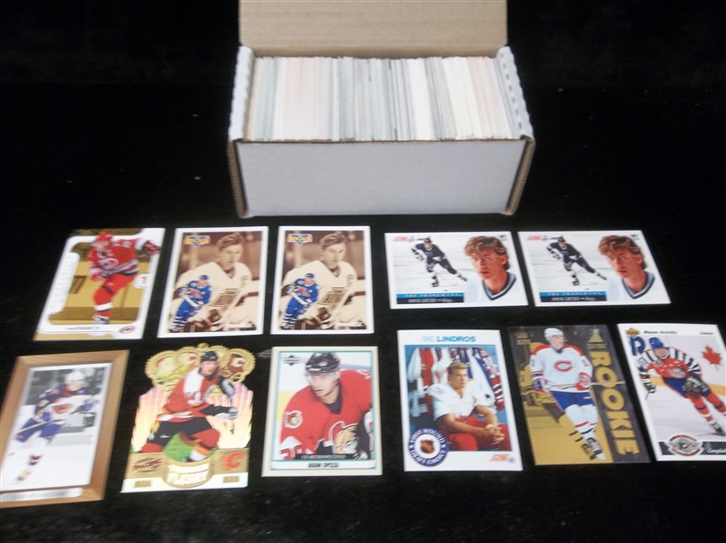 Hockey Star Card Lot- 350 Stars- mostly 1990’s and 2000’s