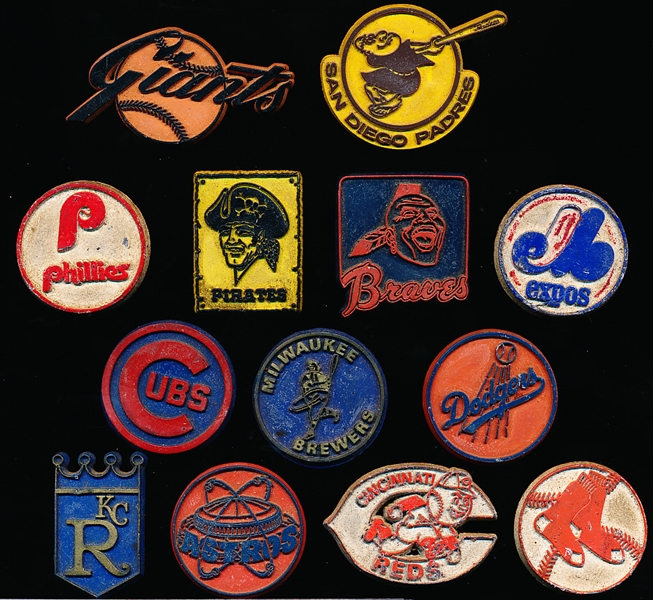 1970’s Baseball Magnets- 13 Diff.