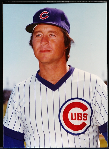 1970’s Barney Sterling, Photographer Bobby Murcer, Cubs Color 3-7/16” x 4-7/8” Stamped Photo