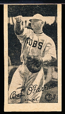 1923 W572 Bb- Bob O’Farrell, Cubs