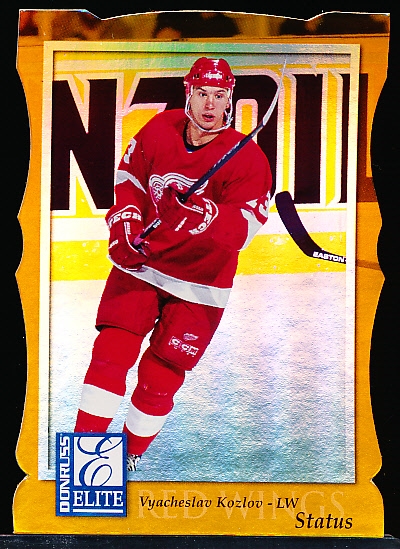 1997-98 Donruss Elite Hockey- Elite Status- #25 Kozlov, Red Wings- #10/100