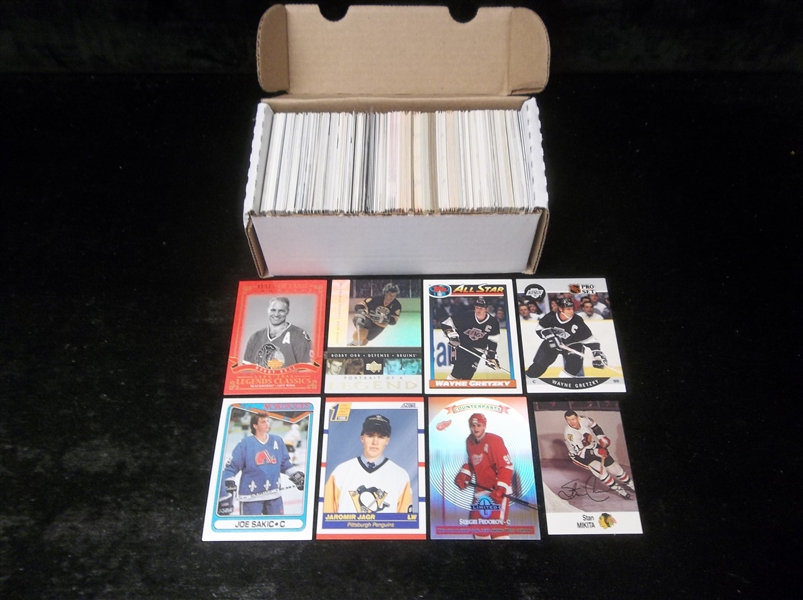 Hockey Star Card Lot- 350 Stars- mostly 1990’s and 2000’s