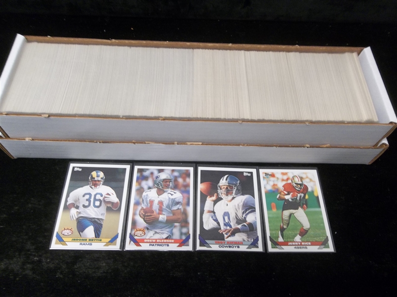 1993 Topps Football- Complete Set of 660