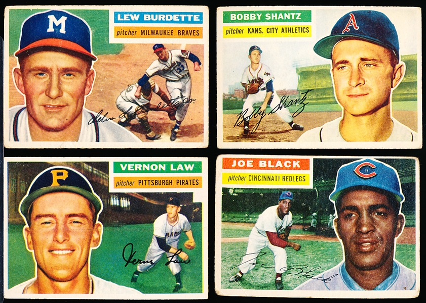 Lot Detail - 1956 Topps Bb- 4 Diff