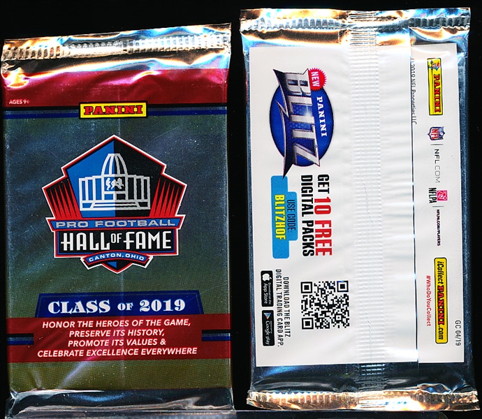 2019 Panini Pro Football Hall of Fame- 6 Unopened Sets of 8 Cards