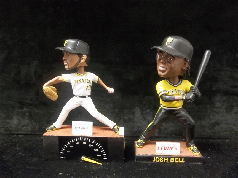 2018 BD & A Pittsburgh Pirates MLB SGA Bobbleheads- 2 Diff.