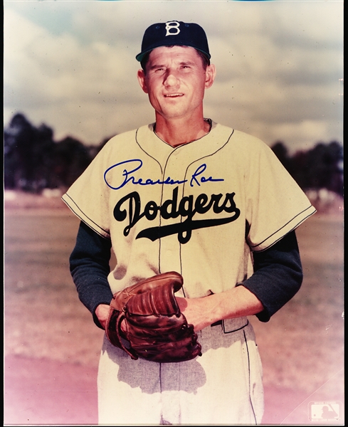 Autographed Preacher Roe Brooklyn Dodgers MLB Color 8” x 10” Photo