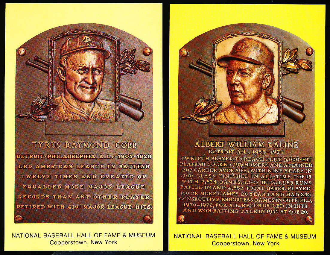 Lot Detail - 1970’s- the Present- Baseball Hall of Fame Yellow ...