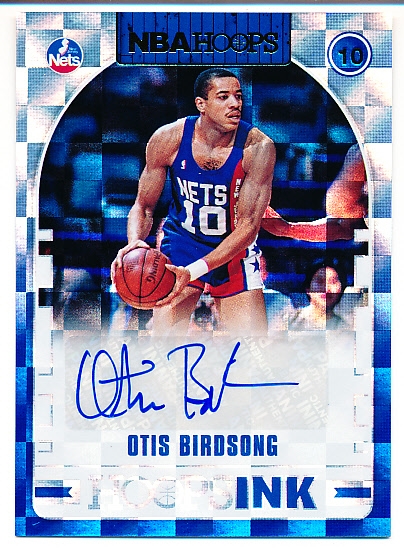 2018-19 Hoops Bskbl. “Hoops Ink” #HI-OBS Otis Birdsong, New Jersey Nets