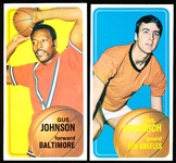 1970-71 Topps Basketball- 2 Diff Hall of Famers!