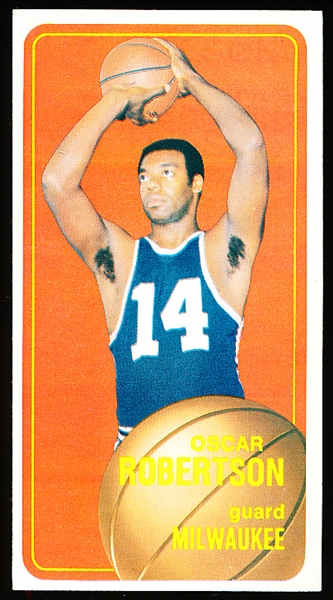 1970-71 Topps Basketball- #100 Oscar Robertson, Milwaukee