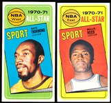 1970-71 Topps Basketball- 2 Stars