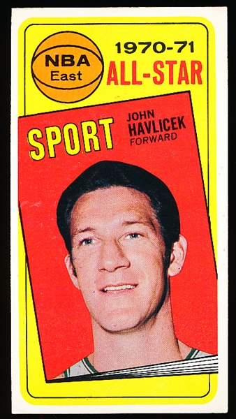 1970-71 Topps Basketball- #112 John Havlicek All Star