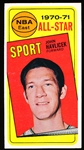 1970-71 Topps Basketball- #112 John Havlicek All Star