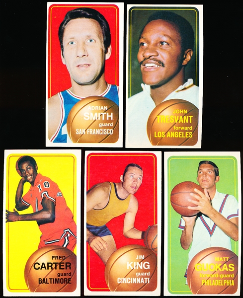1970-71 Topps Basketball- 5 Diff