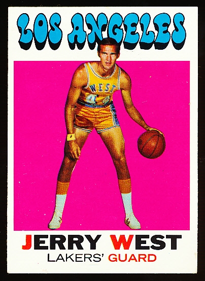 1971-72 Topps Basketball- #50 Jerry West, Lakers