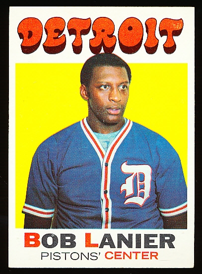 1971-72 Topps Basketball- #63 Bob Lanier RC, Detroit