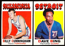 1971-72 Topps Basketball- 2 Diff Stars
