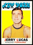 1971-72 Topps Basketball- #81 Jerry Lucas, Knicks