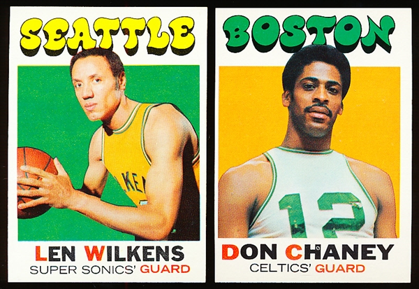 1971-72 Topps Basketball- 2 Diff