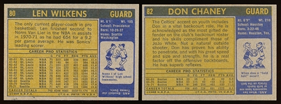 1971-72 Topps Basketball- 2 Diff