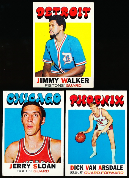 1971-72 Topps Basketball- 3 Diff