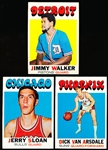 1971-72 Topps Basketball- 3 Diff