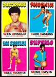 1971-72 Topps Basketball- 4 Diff