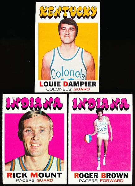 1971-72 Topps Basketball- 3 Diff