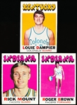 1971-72 Topps Basketball- 3 Diff