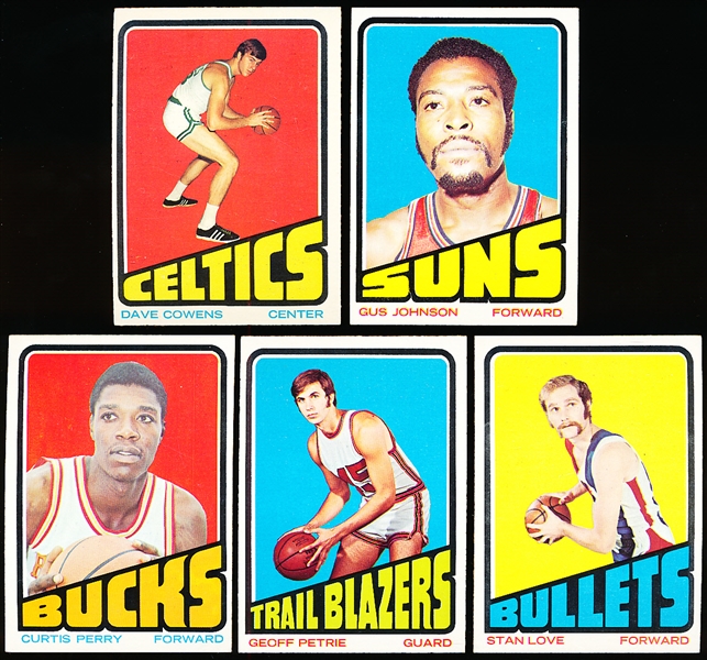 1972-73 Topps Basketball- 5 Diff