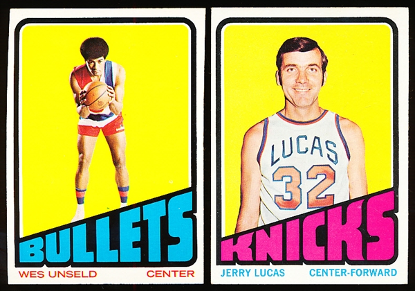 1972-73 Topps Basketball- 2 Diff