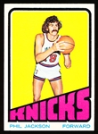 1972-73 Topps Basketball- #32 Phil Jackson, Knicks