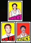 1972-73 Topps Basketball- 3 Diff Stars