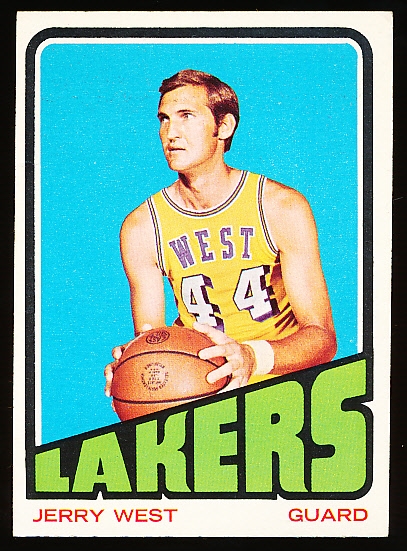 1972-73 Topps Basketball- #75 Jerry West, Lakers