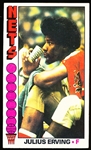 1976-77 Topps Bask- #1 Julius Erving, Nets