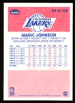 1986-87 Fleer Bask- #53 Magic Johnson, Lakers
