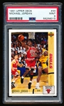 1991-92 Upper Deck Basketball- #44 Michael Jordan, Bulls- PSA Mint 9