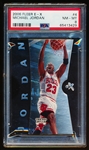 2006 Fleer EX Basketball- #4 Michael Jordan, Bulls- PSA Nm-Mt 8